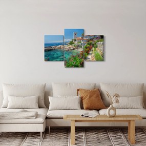Tablou - Sat pitoresc de coastă (90x60 cm)