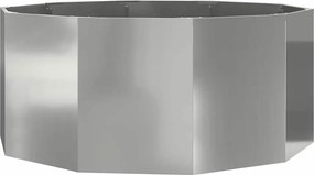 vidaXL Jardinieră Argintiu 120 x 120 x 50 cm Oțel Galvanizat