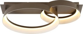 Plafoniera LED metal maro cafeniu SYRAKUS