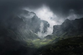 Fototapet, Foggy Valley, Rebel Walls