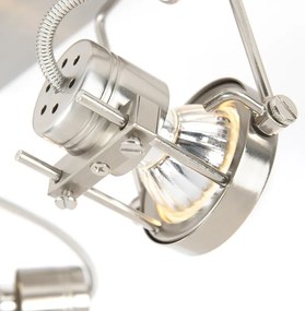 Spotlight industrial din oțel cu 2 lumini reglabile - Suplux