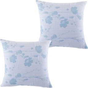 VIALMAN Set de 2 feţe pernuţe SOFIA albastru 40 x 40 cm