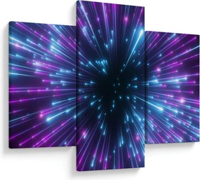 Tablou - Spațiu neon (90x60 cm)