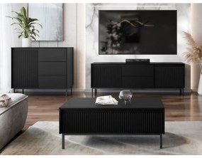 Set mobilier living Somkera II (Negru) . 1105975