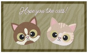 Covoraș de intrare 40x70 cm Hope You Like Cats – Artsy Doormats