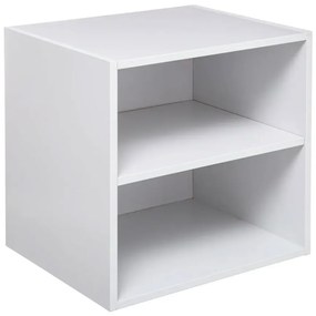 Etajera cu 2 rafturi FixUp 36.5x30x36.5 cm PAL Alb