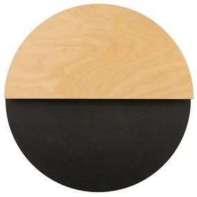 Aplică LED LUNA LED/7W/230V d. 36 cm negru/bej