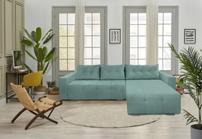 Coltar extensibil Venice, 287x169x96 cm, cu lada de depozitare, Mint