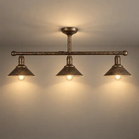 BRILAGI - Lustră pe tijă FORGE 3xE27/60W/230V patină/cupru