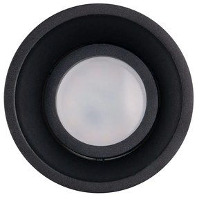 Spot incastrabil tavan/perete, design modern DEEP negru H0111 MX