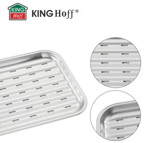 Tava inox pentru gratar Kinghoff KH1916
