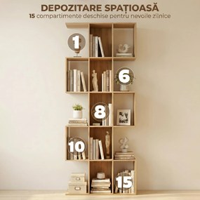 HOMCOM Divizor elegant cu design zigzag | Aosom Romania