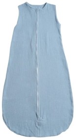 Sac de dormit de vara pentru copii din muselina dubla 18-36 luni Kidizi jeans, bumbac 100%, 0.3 tog