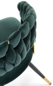 Scaun K551 velvet verde
