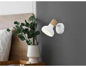 Aplică de perete albă ø 10 cm Latika – Trio