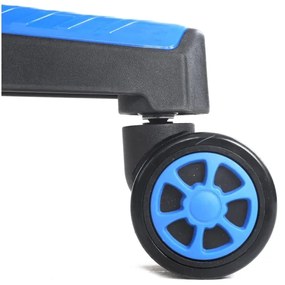 Scaun pentru jocuri video VARR Nascar negru/albastru