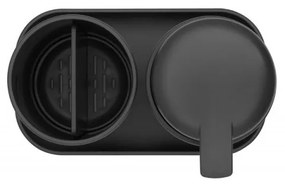 Set accesorii baie Brabantia ReNew 1003491, 3 piese, 250 ml, Rezistent la coroziune, Gri inchis