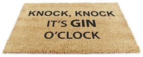 Covoraș de intrare din fibre de nucă de cocos 40x60 cm Gin O'Clock – Artsy Doormats