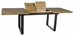 Masă de bucătărie Umberto II, stejar artisan / negru
