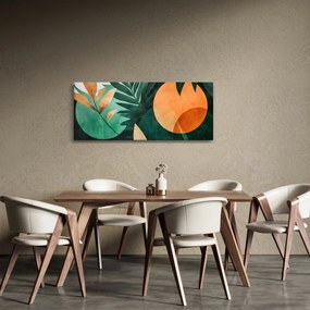 Tablou - Motive naturale geometrice (120x50 cm)