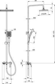 Loco Pălărie de duș - cu baterie Finisaj: Crom NLC_04SK