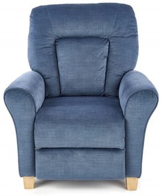 Fotoliu recliner Bard stofa bleumarin H102 cm