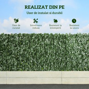 Outsunny Rulou de Gard Viu Artificial pentru Balcon si Gradina | Aosom Romania