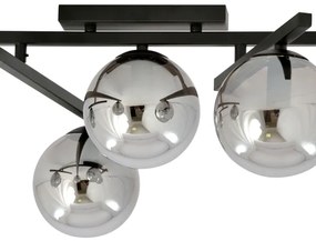 Plafonieră SMART 4xE14/10W/230V negru/gri