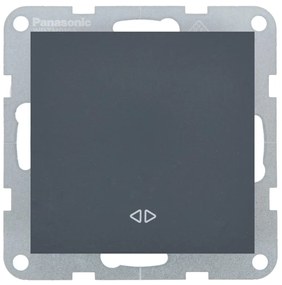 Intrerupator cruce 10A, IP20, Night, Panasonic Karre Plus 55 Soft Touch