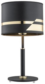 Veioza / Lampa de masa moderna design elegant METIS negru/alama