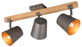 Spot gri închis/în culoare naturală 14x54 cm Bell – Trio