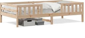 vidaXL Cadru de pat fără saltea, 80x200 cm, lemn masiv de pin