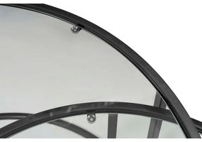 SET 2x măsuță de cafea TOKYO d. 60/80 cm negru