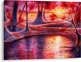 Tablou cu pădurea fermecată (70x50 cm)
