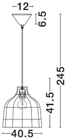 Lustra/Pendul ratan design natural SOLITA