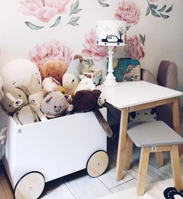 Scaun pentru copii Culoare Alb Zapada, WOODY SNOW