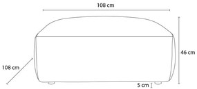 Taburet verde închis cu tapițerie din catifea reiată Lucien – Bobochic Paris