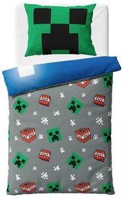 Minecraft Creeper Explode set de lenjerie de pat 140×200cm, 80×80 cm