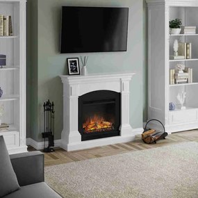 Magna Pure White semineu electric alb 3D ultra modern portabil
