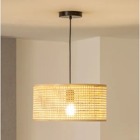 Brilagi - Lustră LED suspendată pe cablu CERIA BOHO 1xE27/40W/230V Ø 25 cm bambus