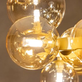 Lustră LED pe cablu Brilagi MILLA 15xG9/3W/230V auriu