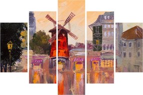 Tablou - Moulin rouge, Paris, Franța (150x105 cm)