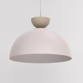 Lustră suspendată pe cablu NEVIS, 1xE27/15W/230V, diametru 38 cm, crem