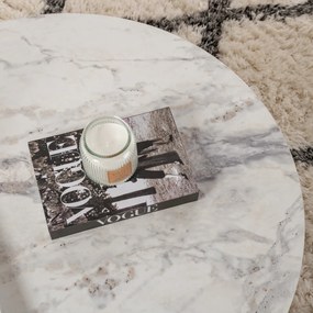 Masă de cafea Orion Freesia Marble
