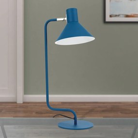 Veioza / Lampa de birou stil modern VIKTORIA albastra