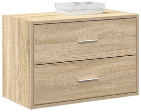 vidaXL Dulap cu 2 sertare Stejar Sonoma 60x31x40 cm Lemn prelucrat