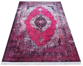 Covor oriental roz in stil vintage Lăţime: 120 cm | Lungime: 170 cm