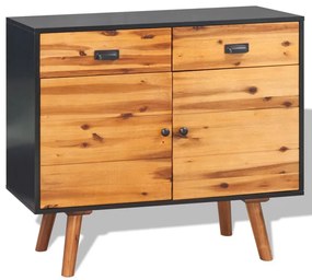 245480 vidaXL Servantă din lemn masiv de acacia, 90 x 33,5 x 83 cm