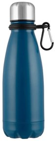 Sticlă de apă Altom din oțel inoxidabil cucarabină 350 ml , albastru marin