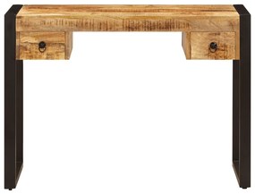 247400 vidaXL Birou cu 2 sertare, 110 x 50 x 77 cm, lemn masiv de mango